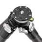 Preview: Leofoto Carbon-Dreibeinstativ LS-223CEX Ranger mit Nivellierschale + Panoramateller RH-0